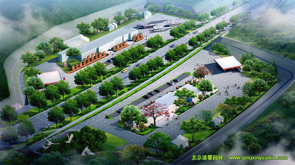 百靖高速道路 道路綠化