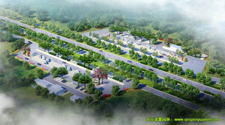 百靖高速道路 道路綠化