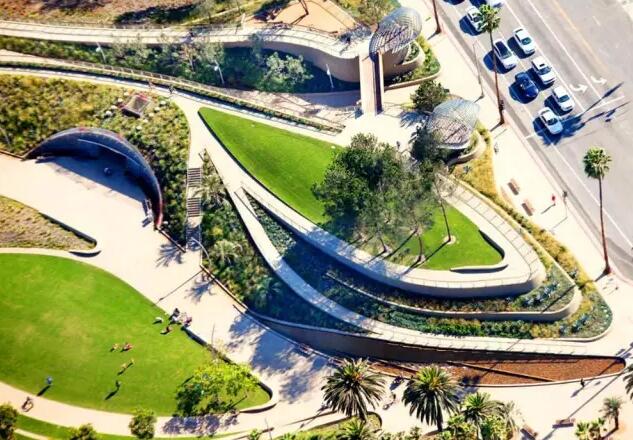 美國圣塔莫尼卡市Tongva公園景觀設計圖賞析